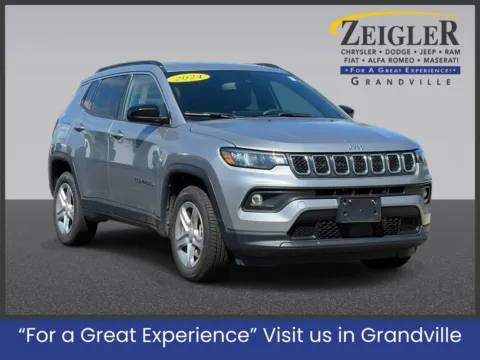 Silver 2024 Jeep Compass Latitude for sale in Grandville, MI