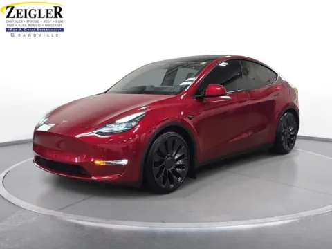 Red 2024 Tesla Model Y Performance for sale in Grandville, MI
