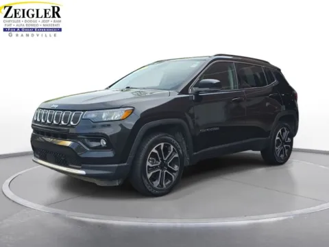 Black 2022 Jeep Compass Limited for sale in Grandville, MI