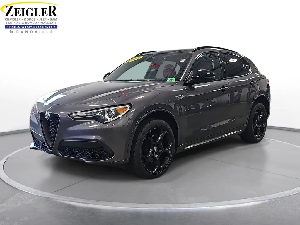Gray 2023 Alfa Romeo Stelvio Veloce for sale in Grandville, MI