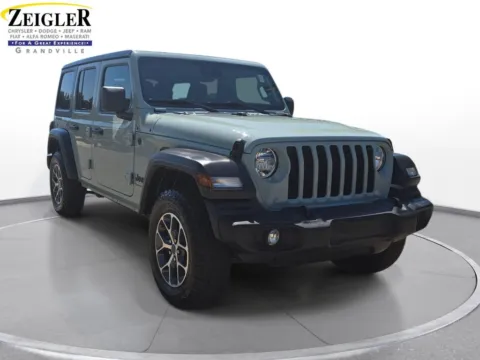 Another view of 2024 Jeep Wrangler Sport S for sale in Grandville, MI at Zeigler Chrysler Dodge Jeep Ram of Grandville
