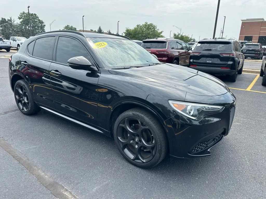 Black 2023 Alfa Romeo Stelvio Veloce for sale in Grandville, MI