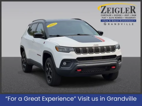 White 2023 Jeep Compass Trailhawk for sale in Grandville, MI