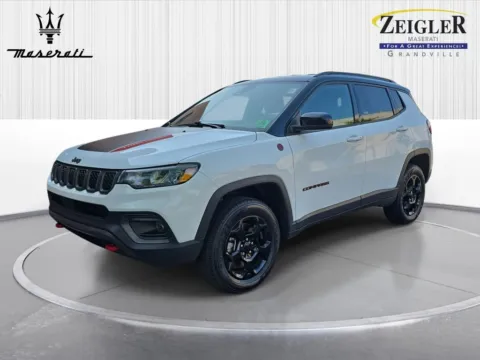 White 2023 Jeep Compass Trailhawk for sale in Grandville, MI
