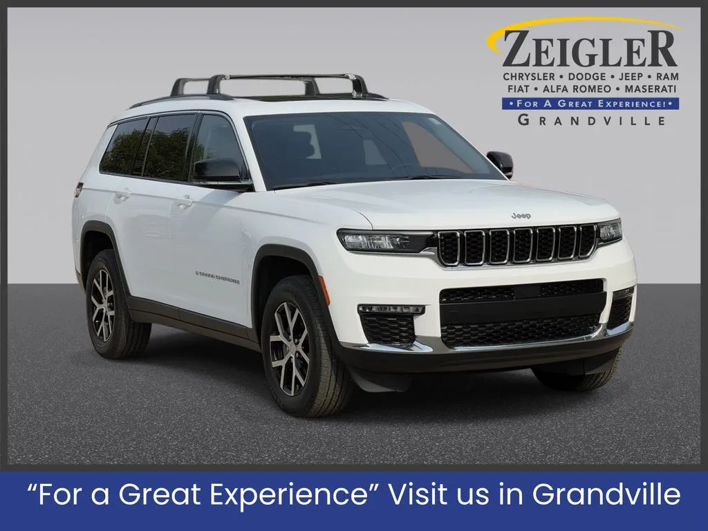 White 2023 Jeep Grand Cherokee L Limited for sale in Grandville, MI