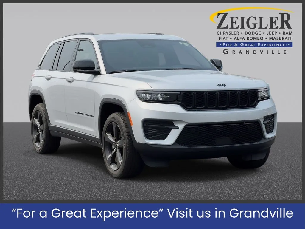Silver 2023 Jeep Grand Cherokee Altitude X for sale in Grandville, MI
