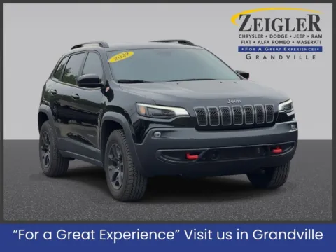 Black 2022 Jeep Cherokee Trailhawk for sale in Grandville, MI