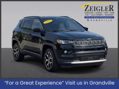 Black 2025 Jeep Compass Limited for sale in Grandville, MI