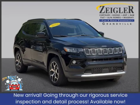 Black 2025 Jeep Compass Limited for sale in Grandville, MI
