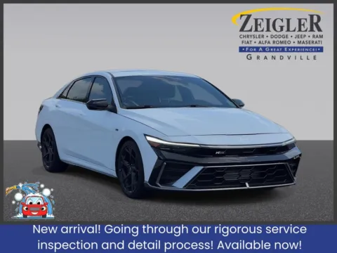 White 2025 Hyundai Elantra N Line for sale in Grandville, MI