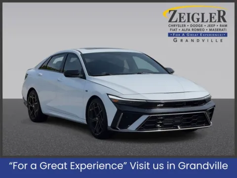 White 2025 Hyundai Elantra N Line for sale in Grandville, MI