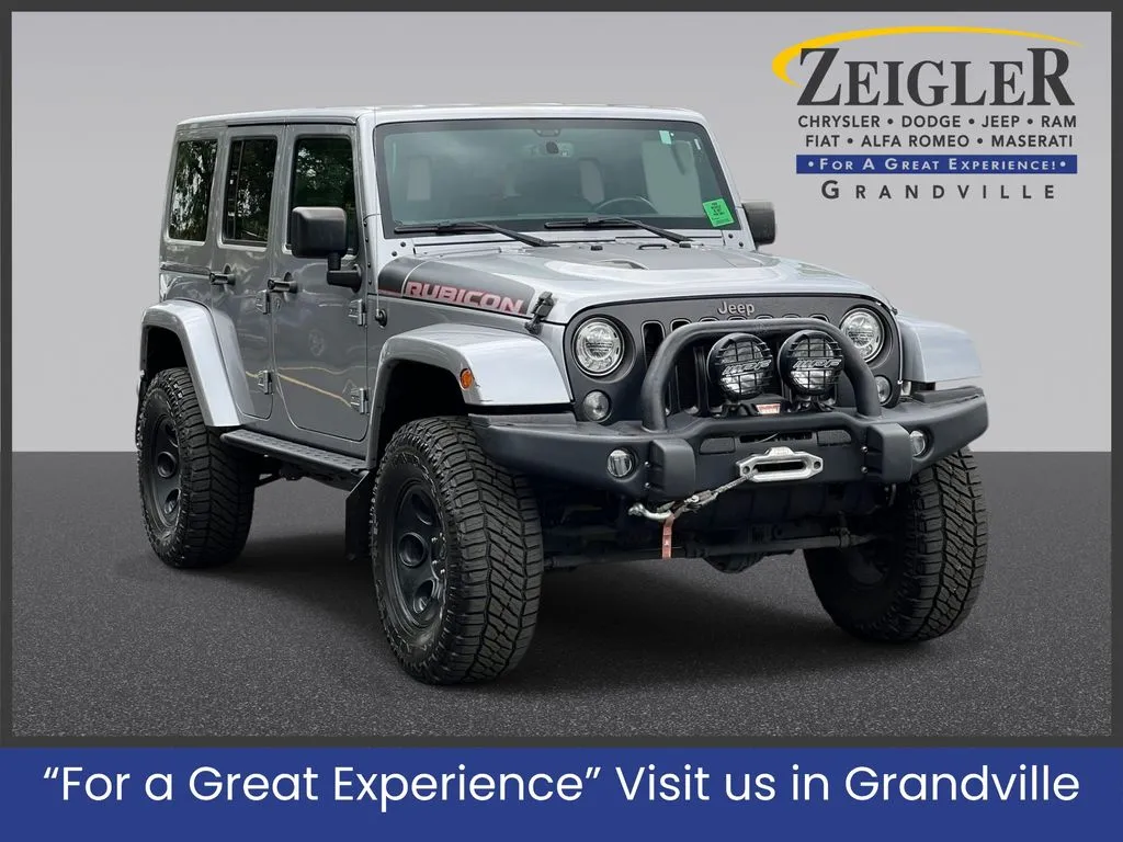 Silver 2017 Jeep Wrangler Unlimited Rubicon Recon for sale in Grandville, MI