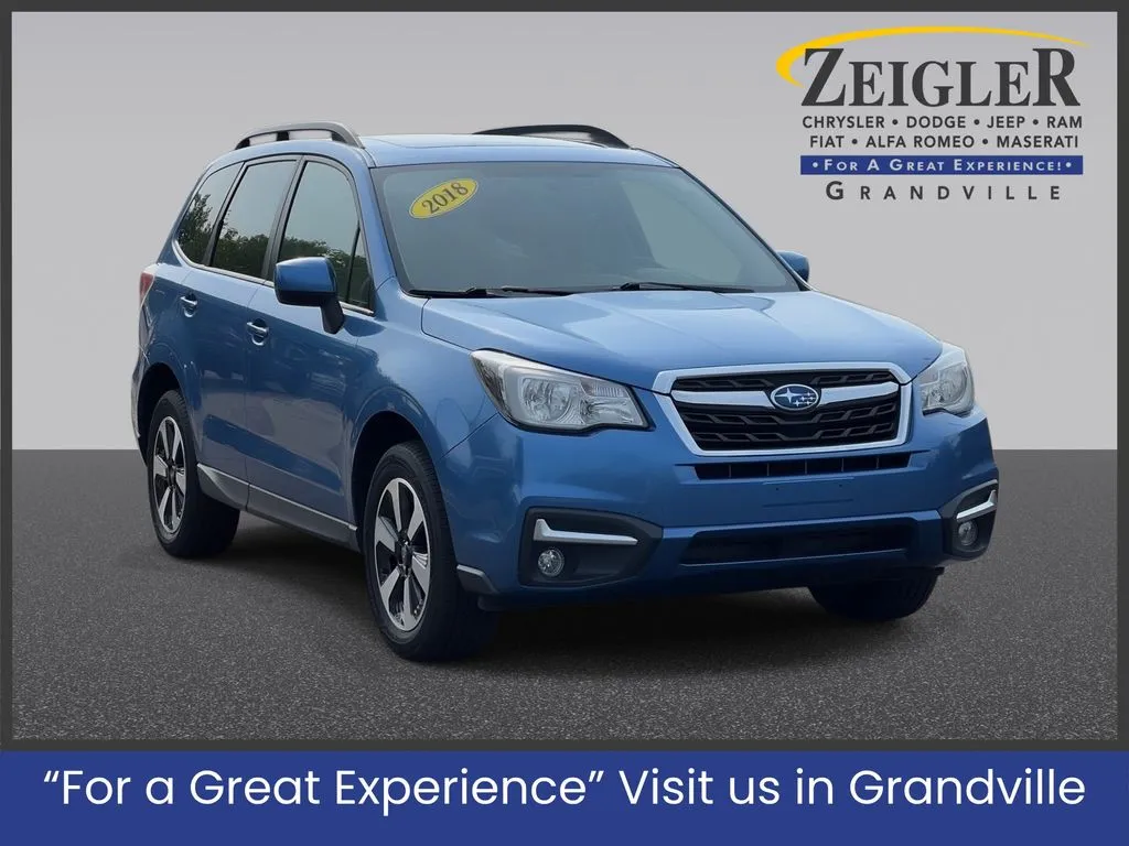 Blue 2018 Subaru Forester 2.5i Premium for sale in Grandville, MI