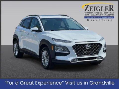 White 2021 Hyundai Kona SEL Plus for sale in Grandville, MI