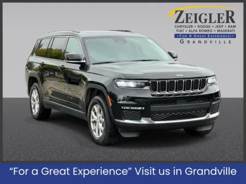 Black 2022 Jeep Grand Cherokee L Limited for sale in Grandville, MI