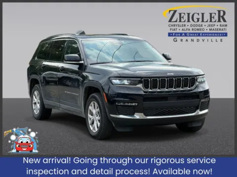 Black 2022 Jeep Grand Cherokee L Limited for sale in Grandville, MI