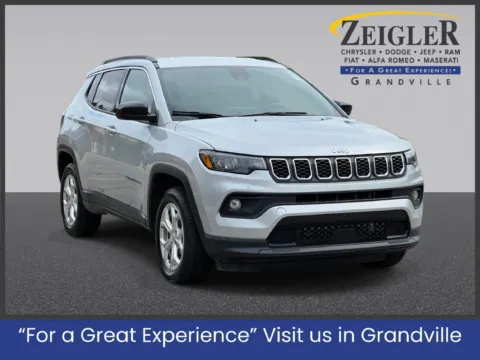 Silver 2024 Jeep Compass Latitude for sale in Grandville, MI