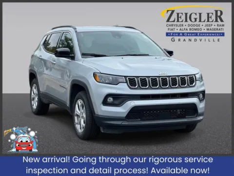 Silver 2024 Jeep Compass Latitude for sale in Grandville, MI