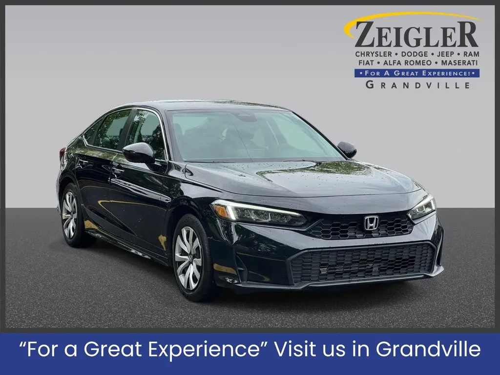 White 2025 Honda Civic LX for sale in Grandville, MI