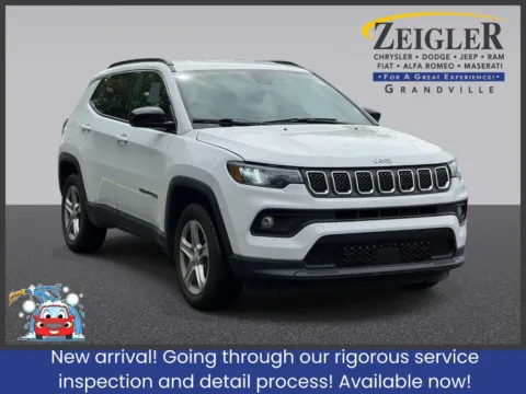 White 2024 Jeep Compass Latitude for sale in Grandville, MI