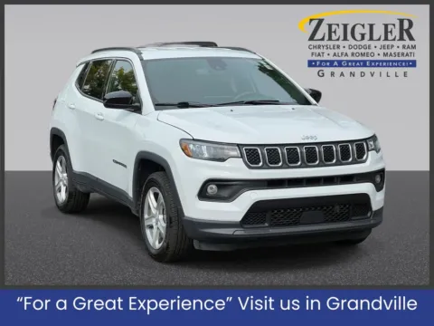 White 2024 Jeep Compass Latitude for sale in Grandville, MI