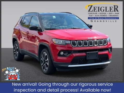 Black 2024 Jeep Compass Limited for sale in Grandville, MI