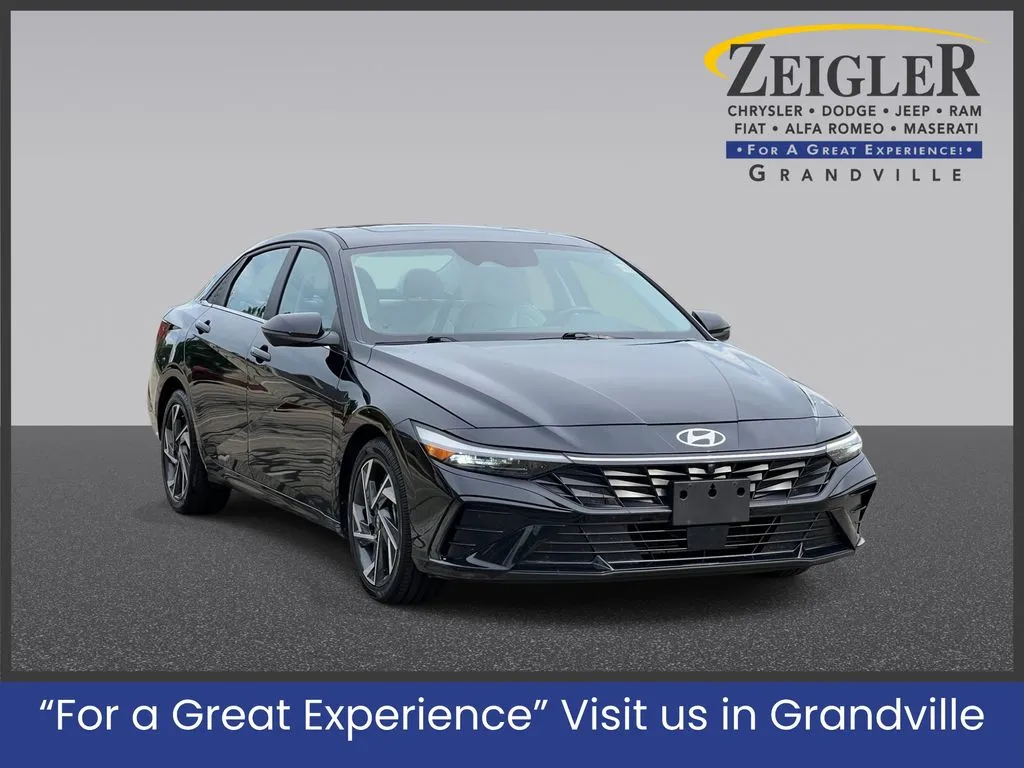 Black 2024 Hyundai Elantra Limited for sale in Grandville, MI