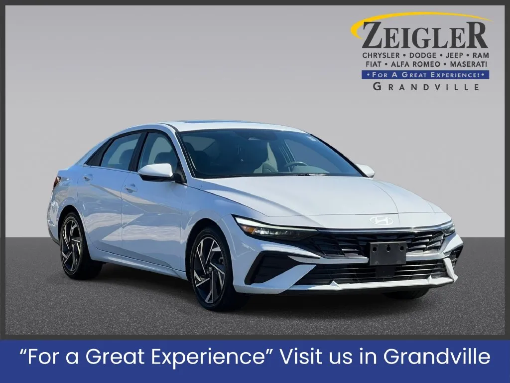 White 2025 Hyundai Elantra SEL Convenience for sale in Grandville, MI