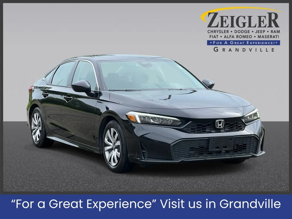 Silver 2025 Honda Civic LX for sale in Grandville, MI