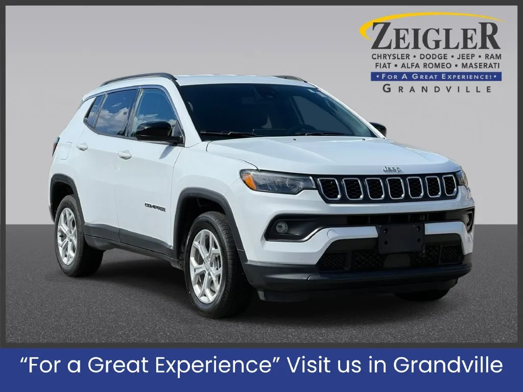 White 2024 Jeep Compass Latitude for sale in Grandville, MI