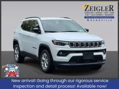 White 2024 Jeep Compass Latitude for sale in Grandville, MI