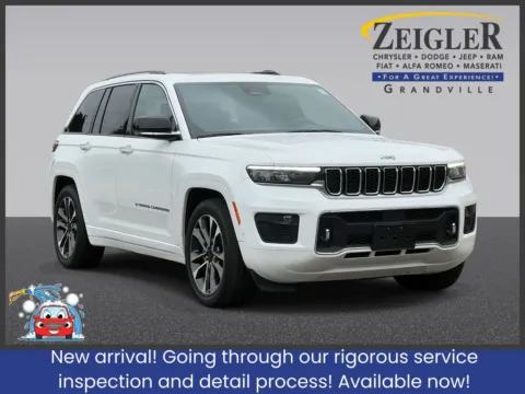 White 2023 Jeep Grand Cherokee Overland for sale in Grandville, MI