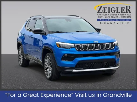Blue 2023 Jeep Compass Limited for sale in Grandville, MI