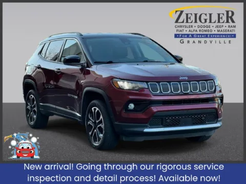 Red 2022 Jeep Compass Limited for sale in Grandville, MI