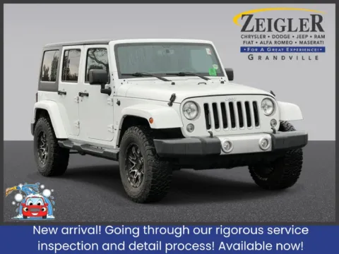 White 2018 Jeep Wrangler JK Unlimited Sahara for sale in Grandville, MI