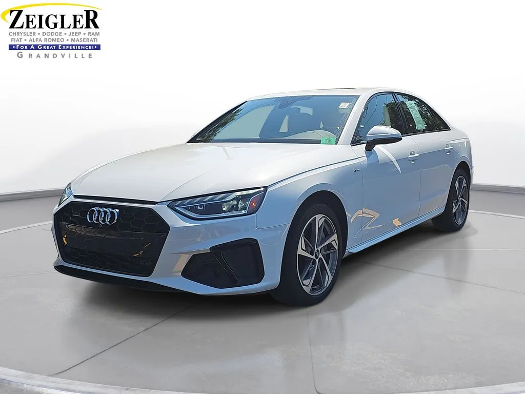 White 2021 Audi A4 45 S line Premium Plus for sale in Grandville, MI