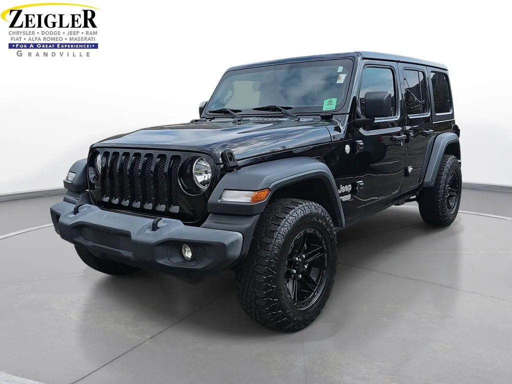 Black 2018 Jeep Wrangler Unlimited Sport S for sale in Grandville, MI