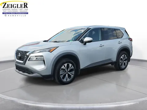 Silver 2021 Nissan Rogue SV for sale in Grandville, MI
