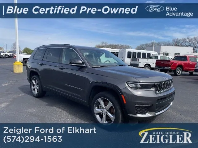 Gray 2021 Jeep Grand Cherokee L Limited for sale in Grandville, MI