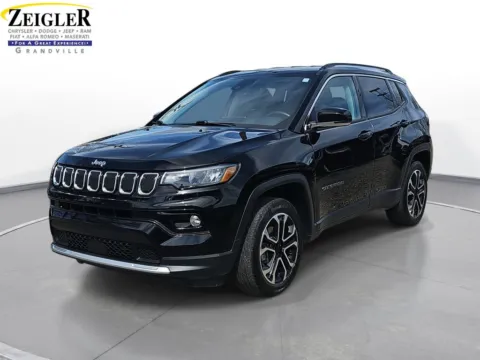 Black 2022 Jeep Compass Limited for sale in Grandville, MI