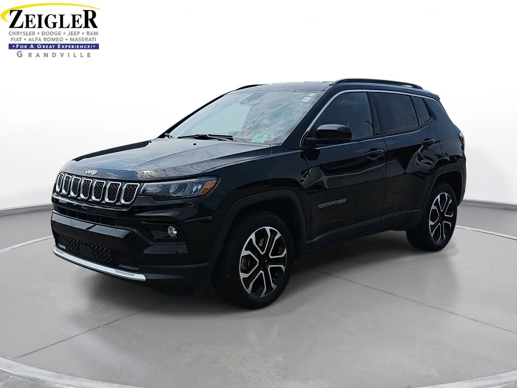 Black 2024 Jeep Compass Limited for sale in Grandville, MI