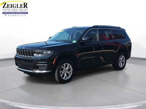 Black 2022 Jeep Grand Cherokee L Limited for sale in Grandville, MI