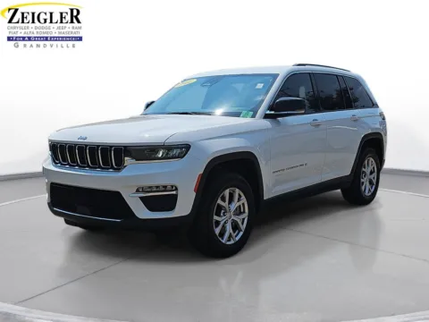 White 2022 Jeep Grand Cherokee Limited for sale in Grandville, MI