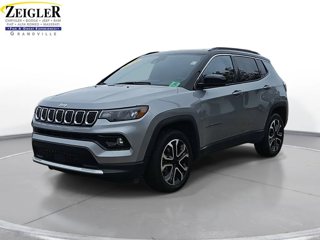 Silver 2023 Jeep Compass Limited for sale in Grandville, MI