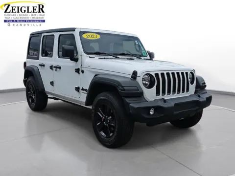 Another view of 2021 Jeep Wrangler Unlimited Sport Altitude for sale in Grandville, MI at Zeigler Chrysler Dodge Jeep Ram of Grandville