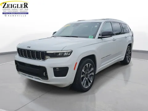 White 2023 Jeep Grand Cherokee L Overland for sale in Grandville, MI