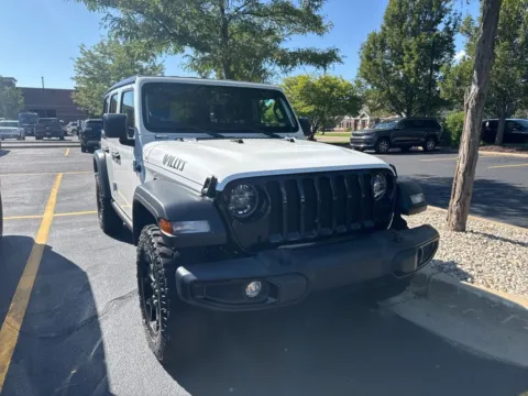 White 2021 Jeep Wrangler Unlimited Willys for sale in Grandville, MI