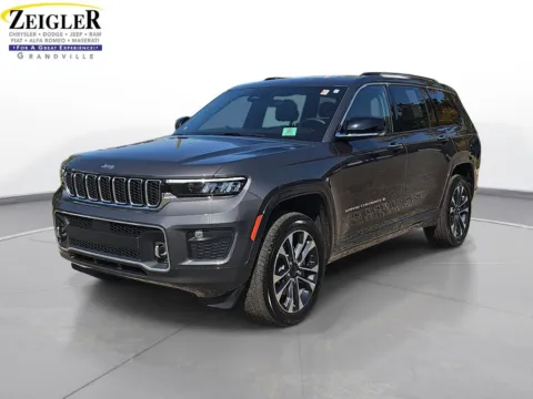 Gray 2023 Jeep Grand Cherokee L Overland for sale in Grandville, MI