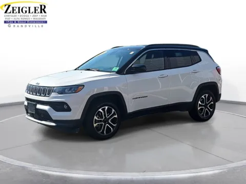 White 2023 Jeep Compass Limited for sale in Grandville, MI