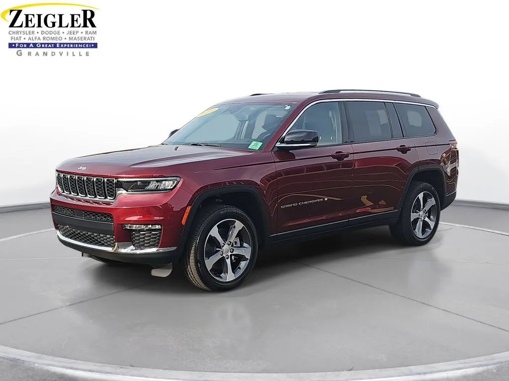 Red 2023 Jeep Grand Cherokee L Limited for sale in Grandville, MI